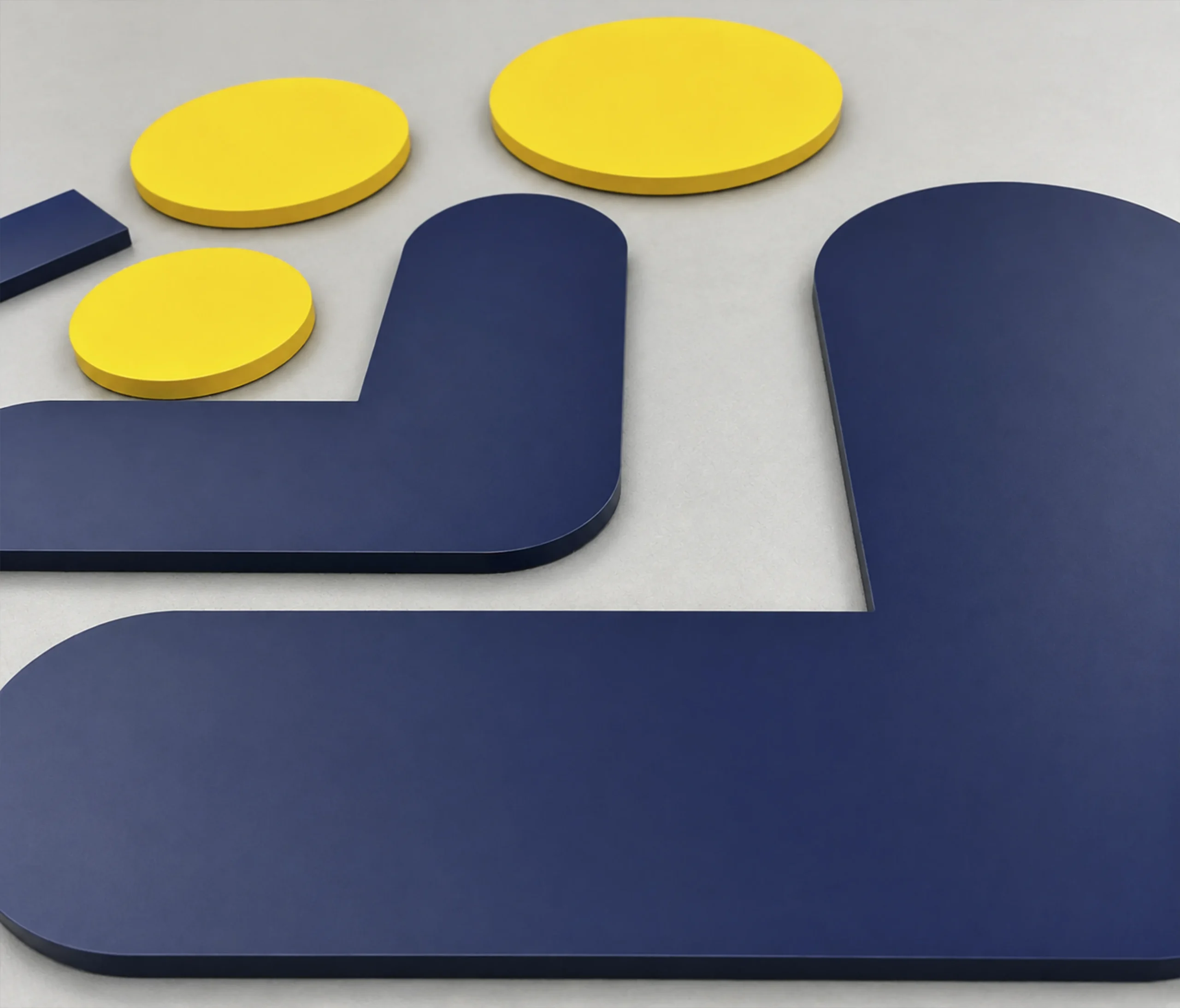 Targit udfræsede logoer